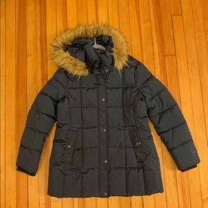 Tommy Hilfiger Navy Puffer Winter Coat XL